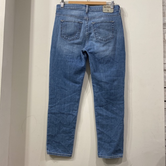 True Religion Colette High Rise Tapered Skinny Waterfall Wash Ripped size 29 - Picture 16 of 16